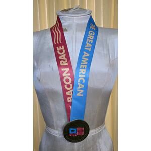 The Great American Bacon Race 5k Participation Medal‎